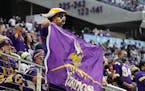 Minnesota Vikings fans did the Skol chant ahead of an NFL game between the Minnesota Vikings and the Chicago Bears Sunday, Jan. 9, 2022 at U.S. Bank S