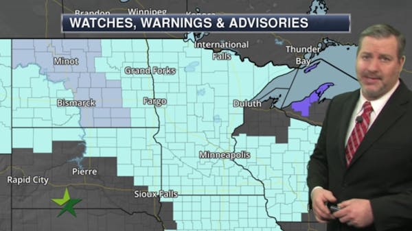 Morning forecast: Cold, high 4 above