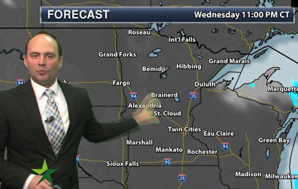 Evening forecast: Low of -10; partly cloudy and dangerously frigid