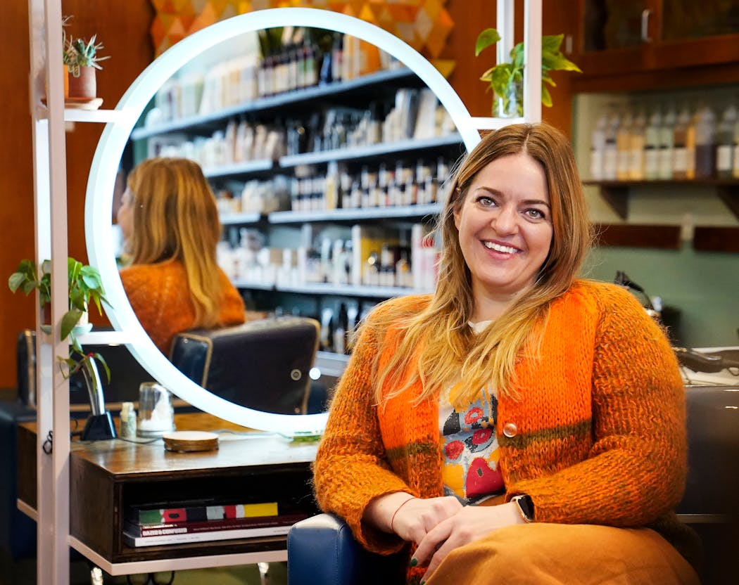 Erin Flavin, the Honeycomb Salon owner, quit drinking during the pandemic and will soon open a nonalcoholic bottle shop/bar next to her salon.