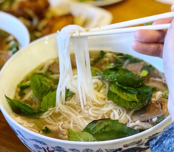 The pho at Pho 400 — this is the No. 16 — is simple and needs no embellishments.
