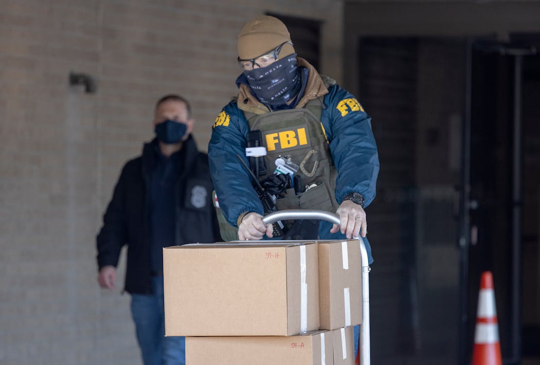 The FBI executed a search warrant at Feeding Our Future’s offices in St. Anthony on Jan. 20.