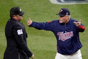 Ron Gardenhire lost an argument during the 2010 playoff series with the Yankees.