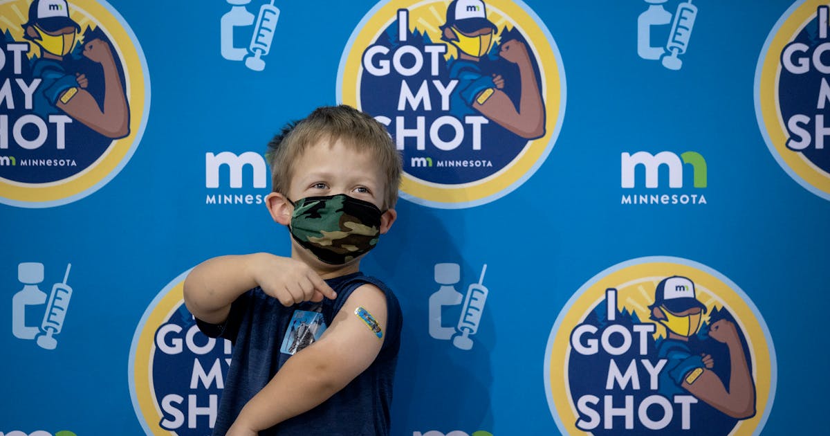 COVID-19 vaccination rate drops for kids in Minnesota - Minneapolis Star Tribune