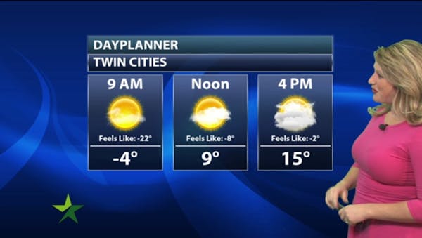 Morning forecast: Cold start, then high 16; snow showers tonight