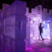 Mario Corona navigated his way through the Ice Palace Maze Wednesday night, Jan. 19, 2022, at the Zephyr Theatre in Stillwater.