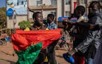 Protesters take to the streets of Burkina Faso’s capital Ouagadougou Saturday, protesting the government’s inability to stop jihadist attacks spre