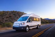 Winnebago introduced its eRV concept vehicle at a Florida trade show in January 2022.