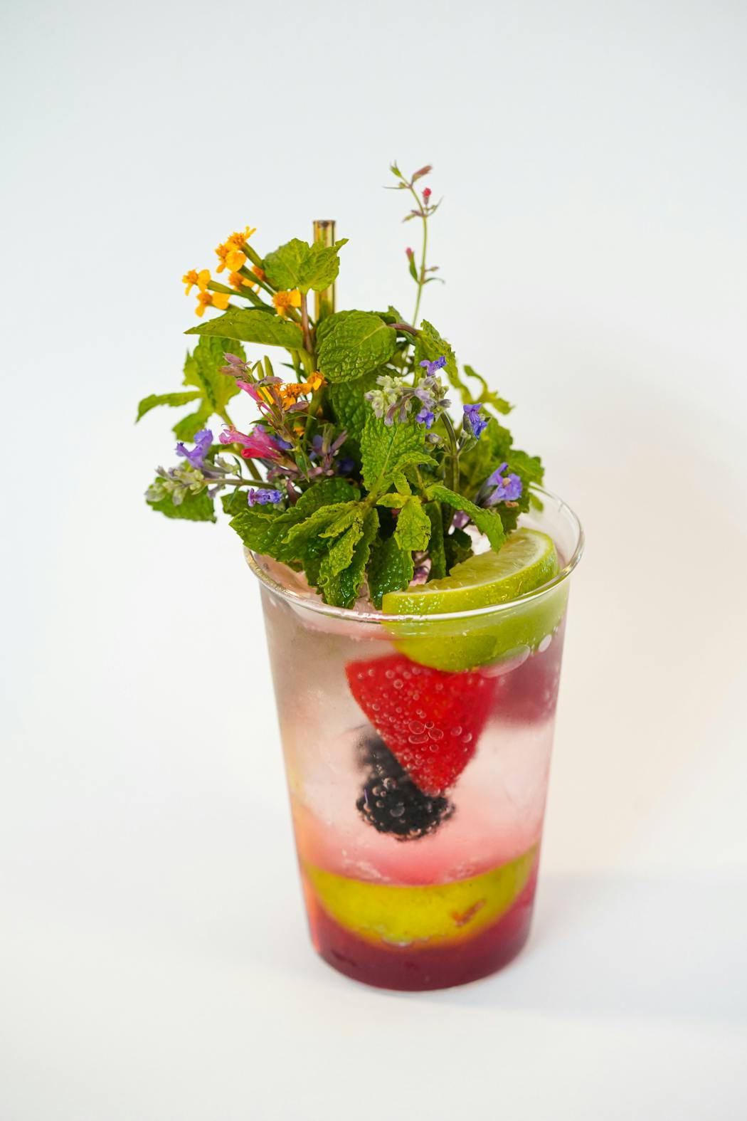 At Cardamom, the carbonated Gazoz combines fermented berries, cardamom, pomegranate, herbs and flowers.