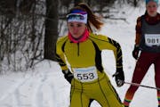 Jordan Parent of Forest Lake is working her way toward the state Nordic skiing meet.  