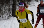 Jordan Parent of Forest Lake is working her way toward the state Nordic skiing meet.  