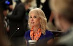 Former White House senior adviser Kellyanne Conway in the National Dialogue on Safely Reopening Schools at the White House in Washington, D.C., on Tue