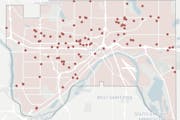 Here is where carjackings happened in St. Paul in 2021