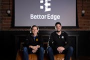 James Seils and Greg Kajewski, co-creators of BettorEdge, a social media platform where people can place bets on sports events, hope to get a big bump