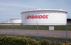 The Enbridge Energy terminal in Superior, Wis.