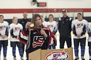 Karyn Bye Dietz, who addressed the U.S. women’s national team in October, will be keynote speaker at the Ms. Hockey Award banquet.