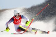 Paula Moltzan of Prior Lake finished eighth in the slalom on Wednesday. 