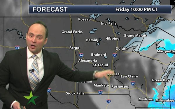 Evening forecast: Low of -5; breezy, clear, frigid and potentially dangerous