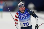 Jake Brown of St. Paul was the top American finisher in three biathlon events at the Beijing Olympics. 