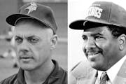 Bud Grant and Dennis Green, two of the best head coaches in Vikings history.
