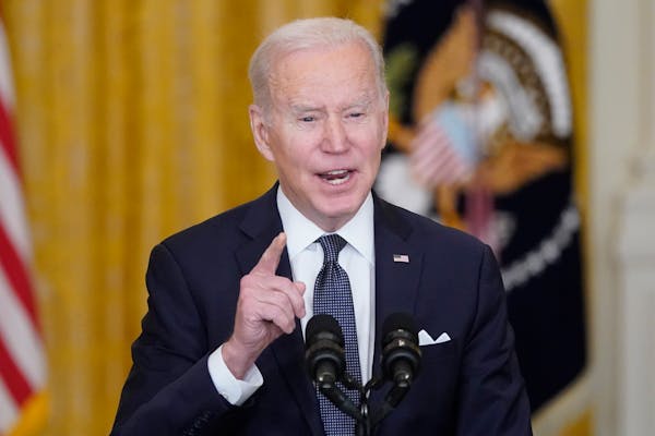 Biden says Russian invasion 'distinctly possible'
