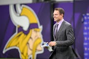 Vikings head coach Kevin O’Connell arrives at his introductory press conference Thursday, Feb. 17, 2022 at the TCO Performance Center in Eagan, Minn