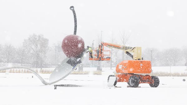Spoon and Cherry reunited at Sculpture Garden