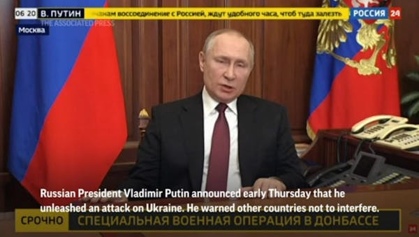 Russia attacks Ukraine as Putin warns U.S., NATO
