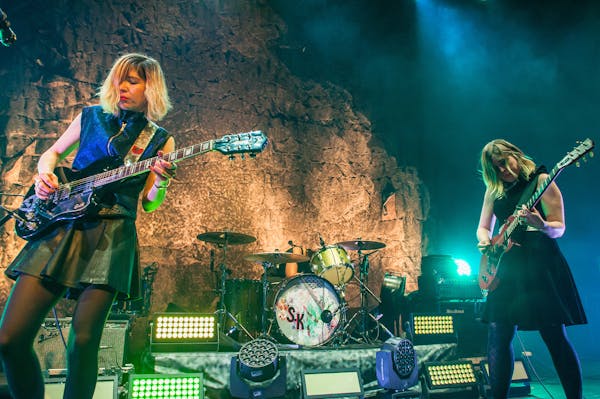 Carrie Brownstein, left, and Corin Tucker will play Rock the Garden for the first time with Sleater-Kinney on June 11.