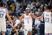 Shai Gilgeous-Alexander led the Thunder to an upset victory in Denver on Wednesday.
