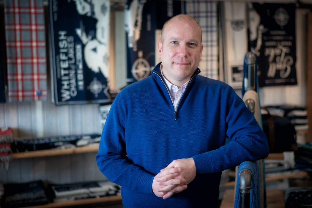 Ross Widmoyer, chief executive of Faribault Mill, is leading its efforts to go national.