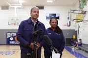 Minneapolis Parks Superintendent Al Bangoura and North Service Area Manager Yvette Griffea-Gray announced park contingency plans in response to the im