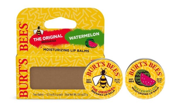 Burt’s Bees lip balms will qualify under Target’s new sustainability packaging program, called Target Zero.