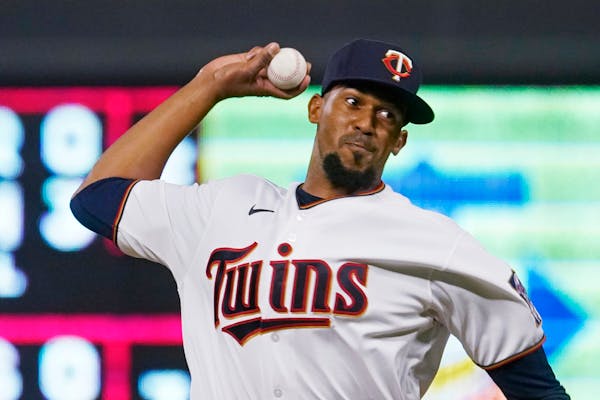 Righthander Juan Minaya pitched in 29 games for the Twins last season.