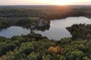 Deep Lake, shown here, is a part of the now-defunct Val Chatel ski area north of Park Rapids in Hubbard County. That land is set to become a new count
