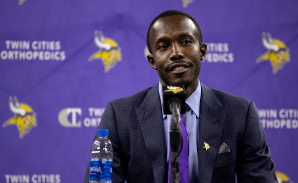 Vikings new general manger Kwesi Adofo-Mensah needs to create more salary cap room as part of the team’s roster makeover.