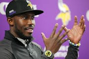 Vikings General Manager Kwesi Adofo-Mensah fielded questions from local reporters Wednesday for the first time since making several roster moves in th