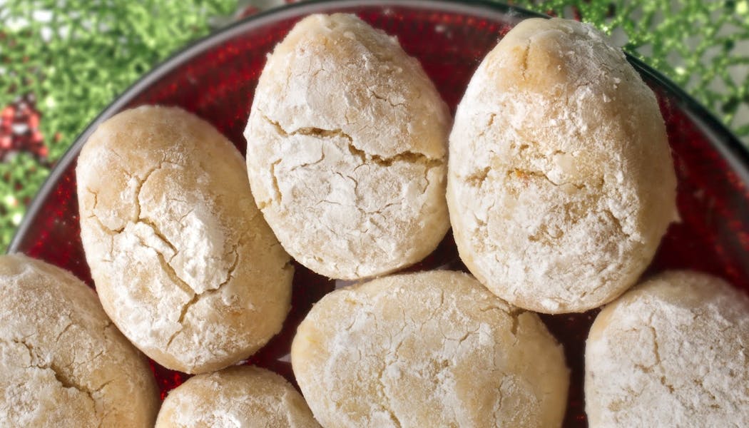 Italian Almond Cookies, recipe from William Teresa of Minneapolis. 