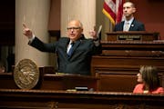 Gov. Tim Walz’s last State of the State address at the Minnesota Capitol was in 2019.