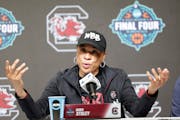 South Carolina head coach Dawn Staley called the NCAA transfer portal “a big old fad,’’ and deemed it “way out of hand.”
