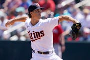 Joe Ryan pitched against the Red Sox in a spring training game March 27 in Fort Myers, Fla. Ryan will start for the Twins on Friday in the regular-sea