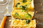 Get your vegetables in with a Broccoli Cheddar Tart.