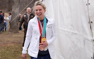 Local Olympian Jessie Diggins, who won a Silver medal in the Women’s Freestyle, and a Bronze medal in the Women’s Sprint cross country skiing even