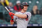 Max Kepler had one of the Twins’ two home runs on Monday.