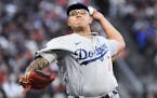 Lefthander Julio Urias led the talented Dodgers pitching staff with a 20-3 record and a 2.96 ERA last season.
