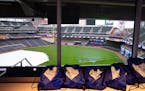A panoramic view of the field can be seen through the window of the United Healthcare Sensory Suite.