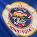 Lawmakers are pushing to redesign the Minnesota state flag, above, this year. 