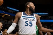Center Greg Monroe was a big contributor in the Wolves’ 108-103 victory over the Celtics at Target Center on Dec. 27, scoring 11 points after starti