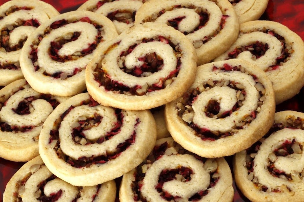 Cranberry Pecan Swirls, recipe from Annette Poole of Prior Lake.
