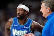 Veteran guard Patrick Beverley, left, and coach Chris Finch helped instill accountability with the Timberwolves this season.